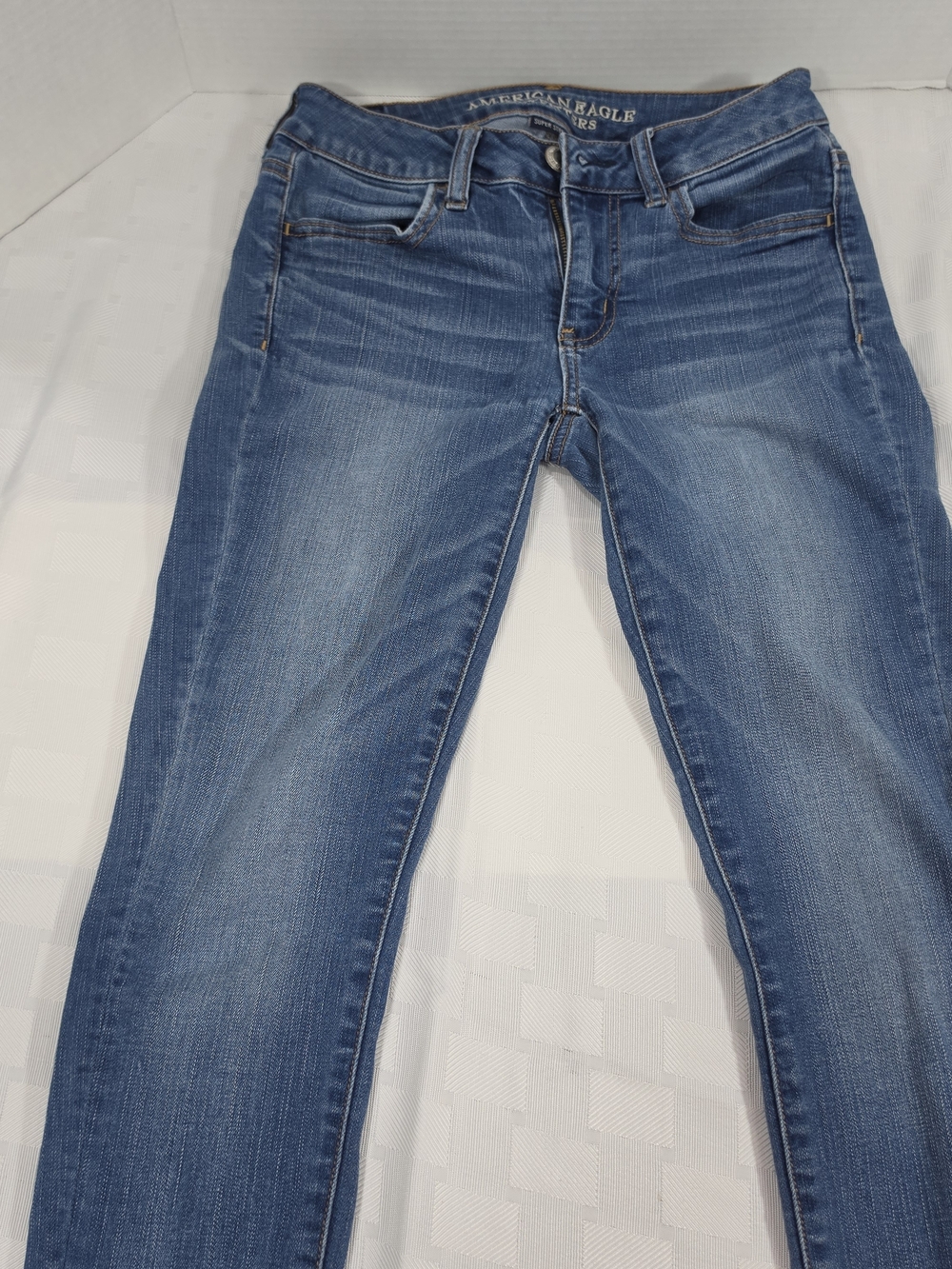 American Eagle Outfitters Womens Blue Stretch Skinny Jeans